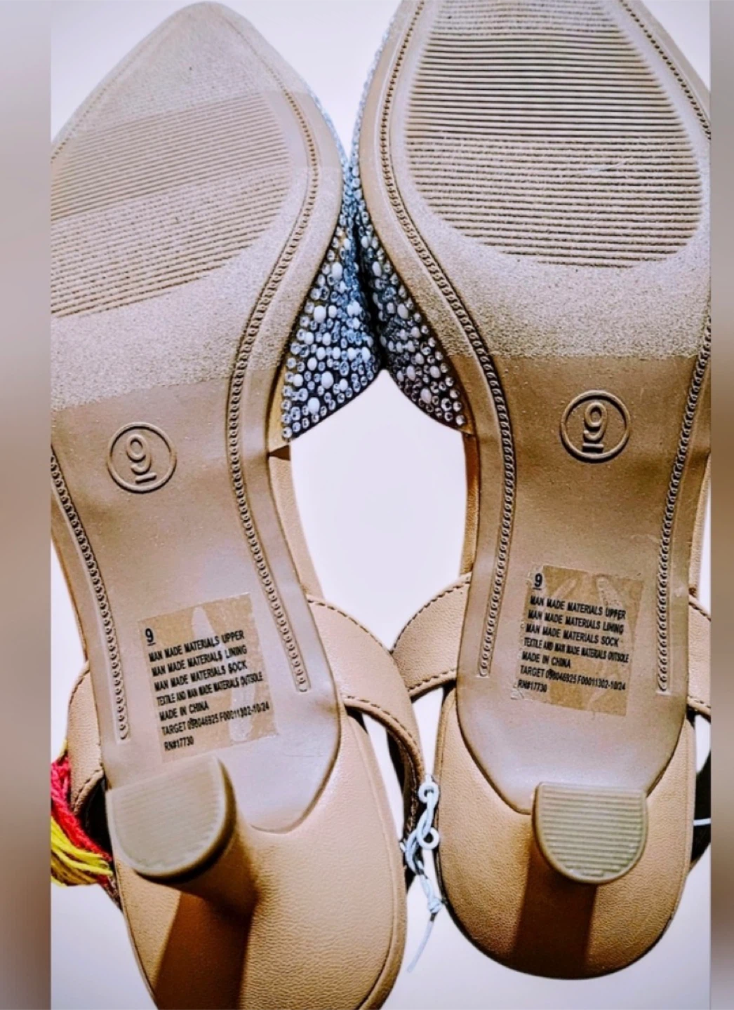 A New Day Embellished Slingback Heels - Size 9 - photo 3