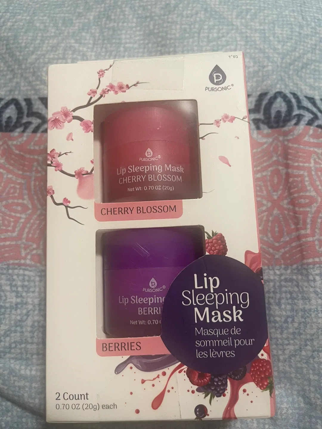 Pursonic Lip Sleeping Mask - Cherry Blossom & Berries (New)