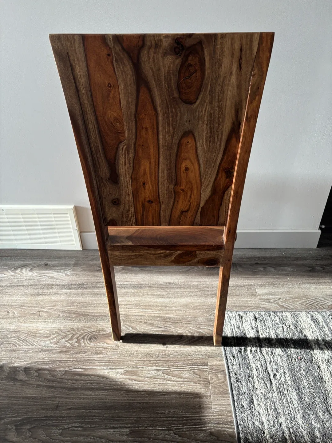 Solid Sheesham Live-Edge Dining Set – Table + Bench + 3 Chairs image indicator(10)