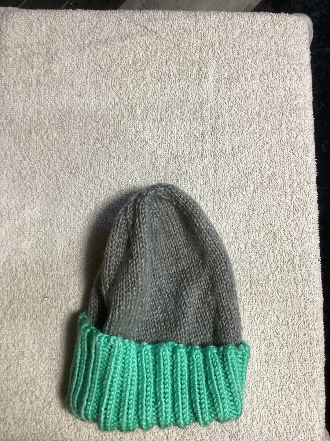 Handmade Knitted Beanies for the family - Grey & Black image indicator(2)