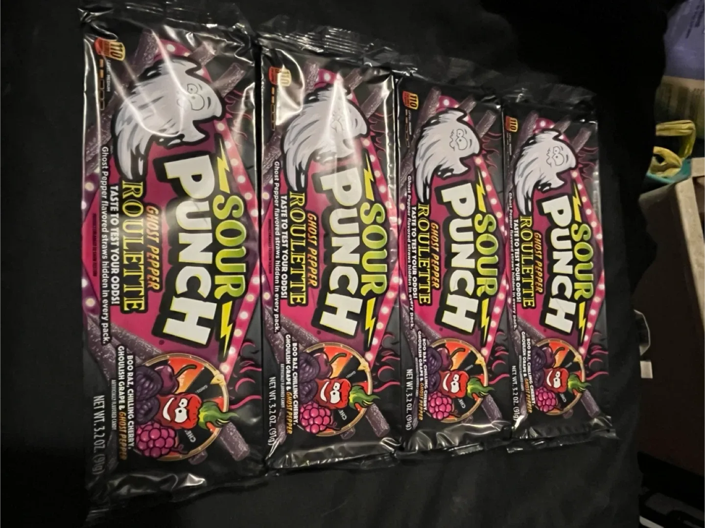 Sour Punch Ghost Pepper Roulette Straws image indicator(2)