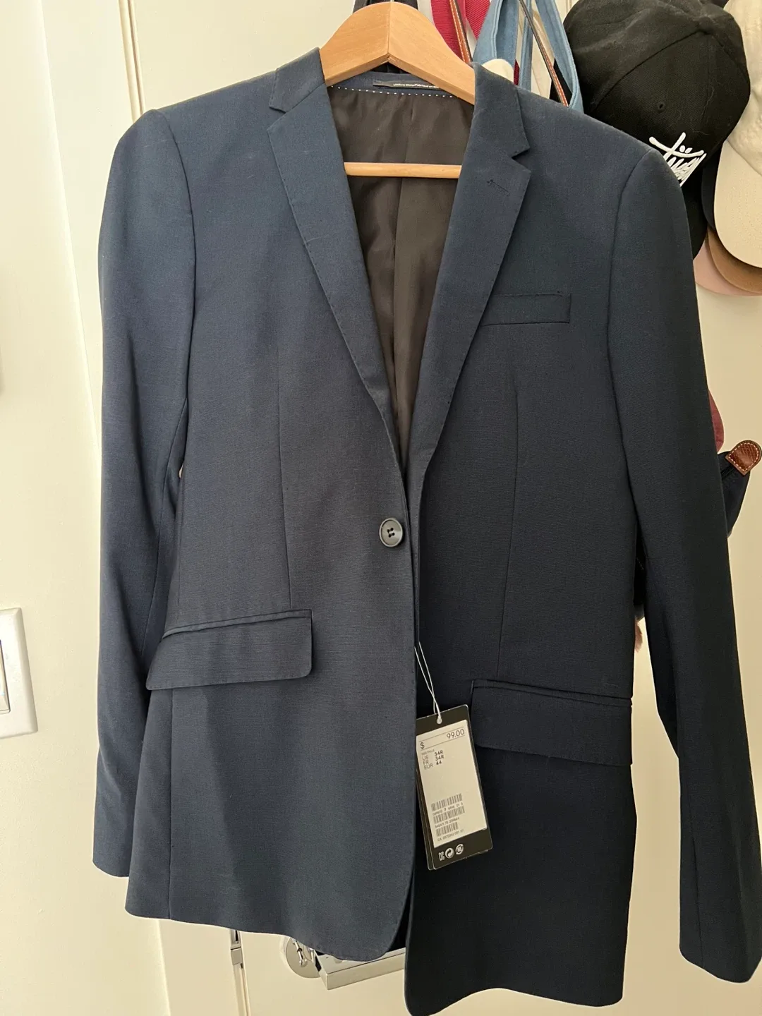 H&M Navy Blue Blazer - Size 34R