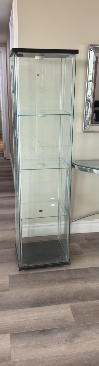 Tall Glass Display Cabinet
