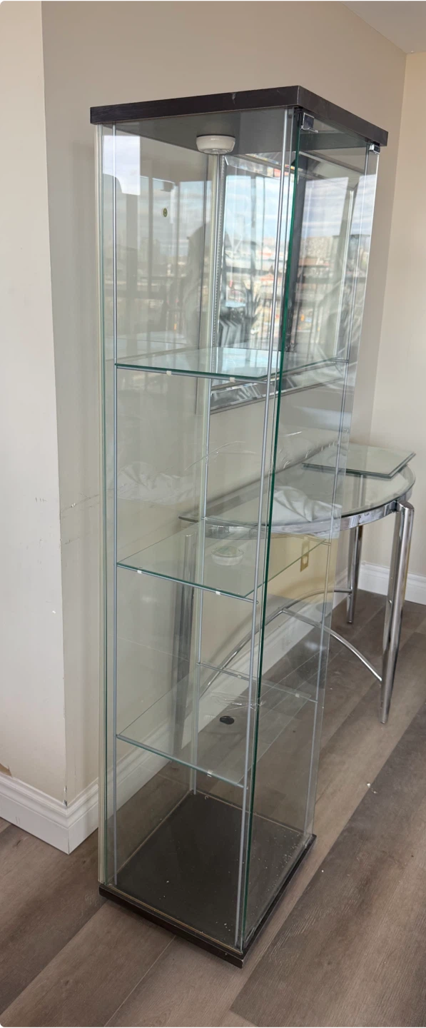 Tall Glass Display Cabinet - photo 2