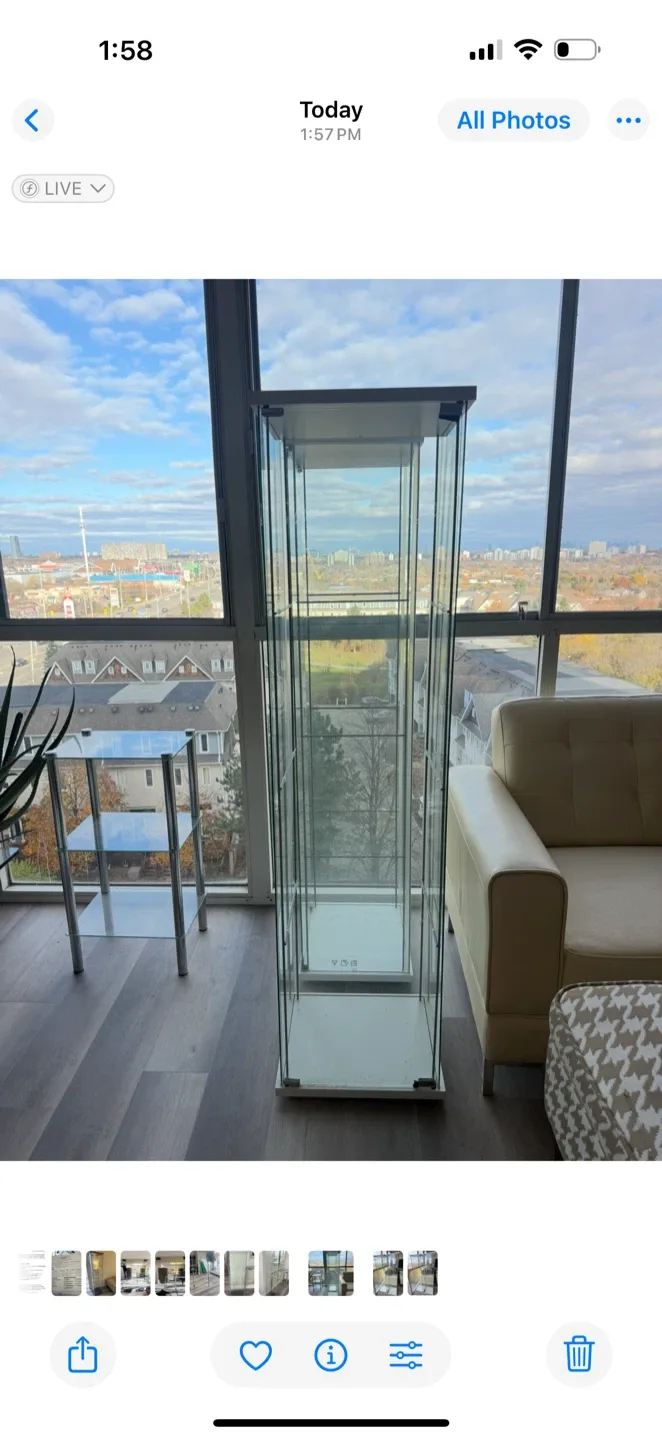 Tall Glass Display Cabinet image indicator(3)