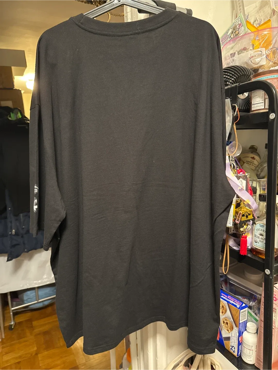 Black ABSTRAKJSNC Graphic T-Shirt image indicator(2)