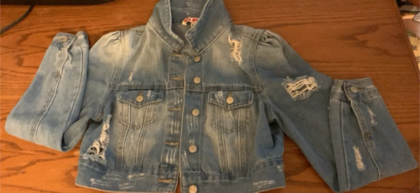 Hot Kiss Denim Jacket, Size Small