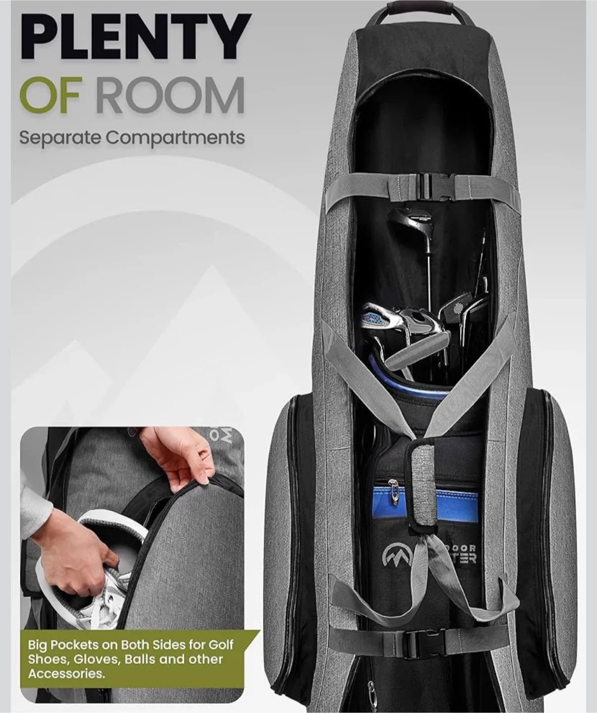 Outdoor Master Rolling Golf Travel Bag image indicator(7)