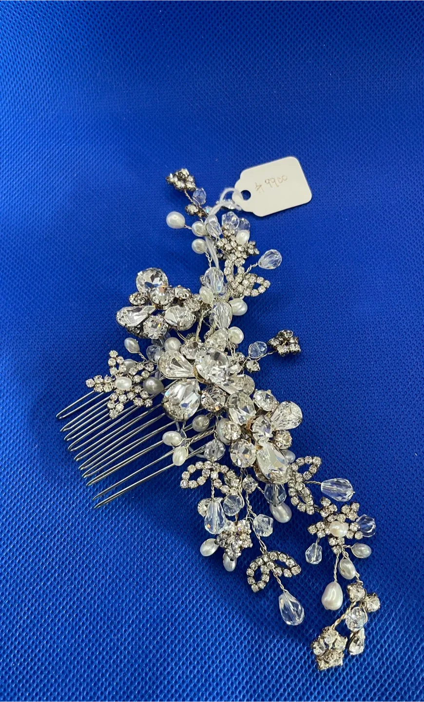 Crystal & Fresh Water Pearl Wedding Hair Comb