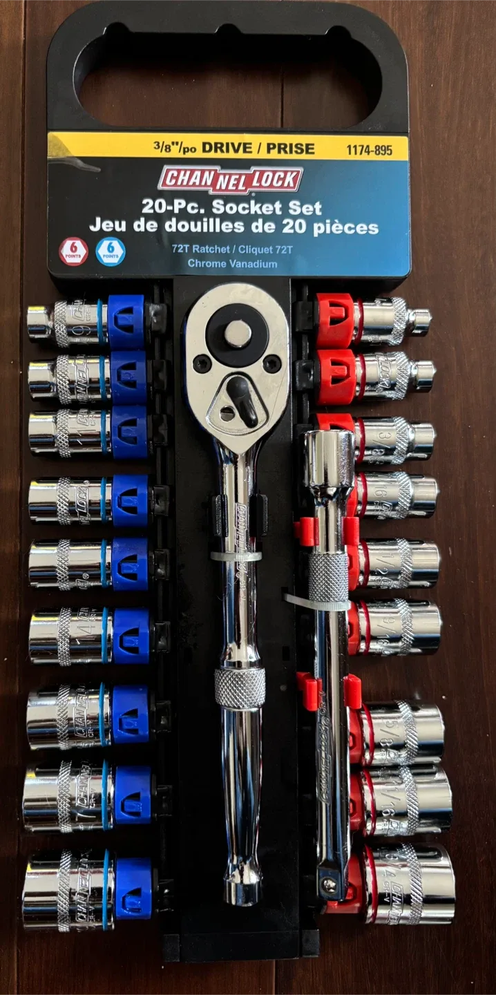 Channellock 20-Piece Socket Set - New!