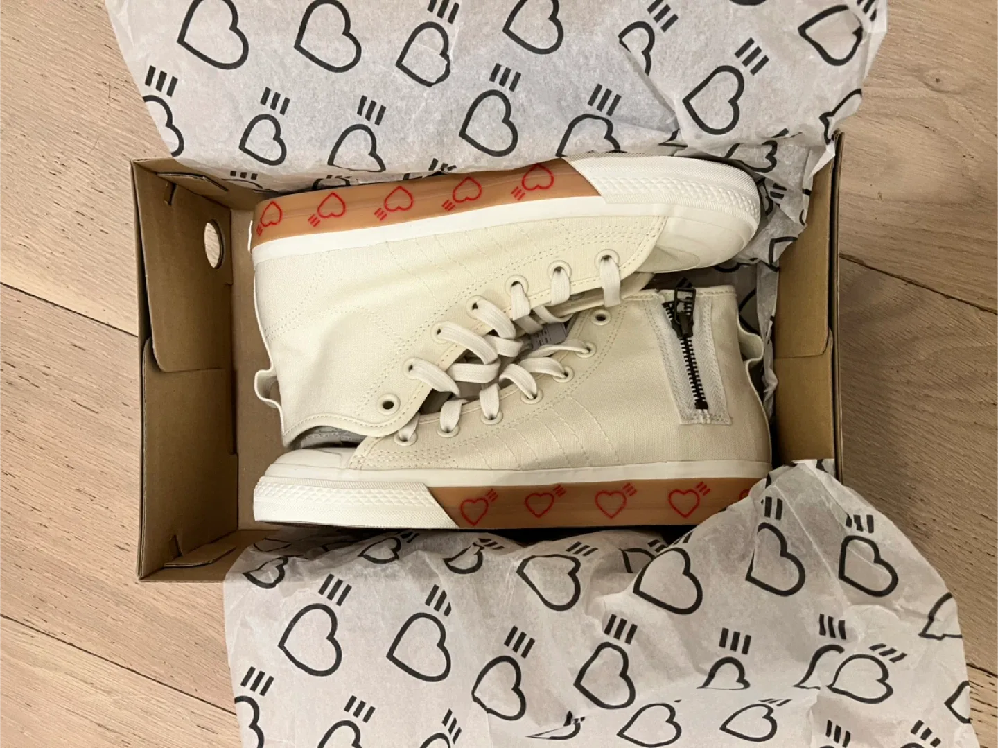 New Adidas x Human Made Nizza Hi UK 6 image indicator(2)