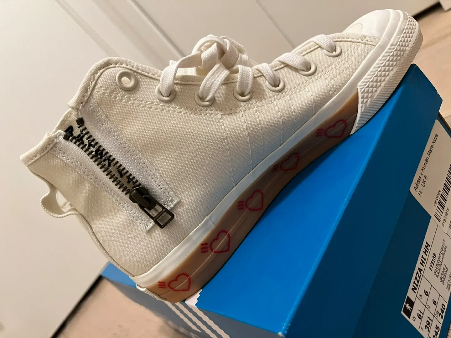 New Adidas x Human Made Nizza Hi UK 6 image indicator(3)