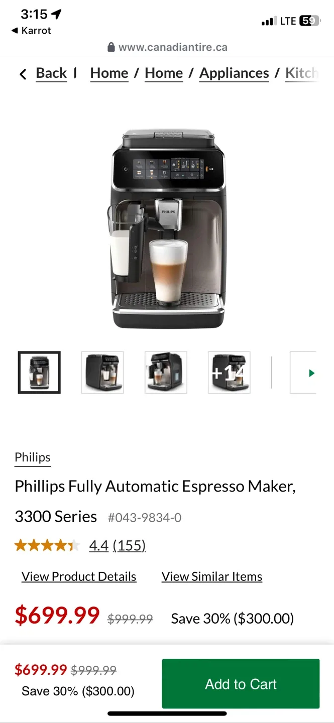 Philips 3000 Series Espresso Coffee Machine image indicator(2)