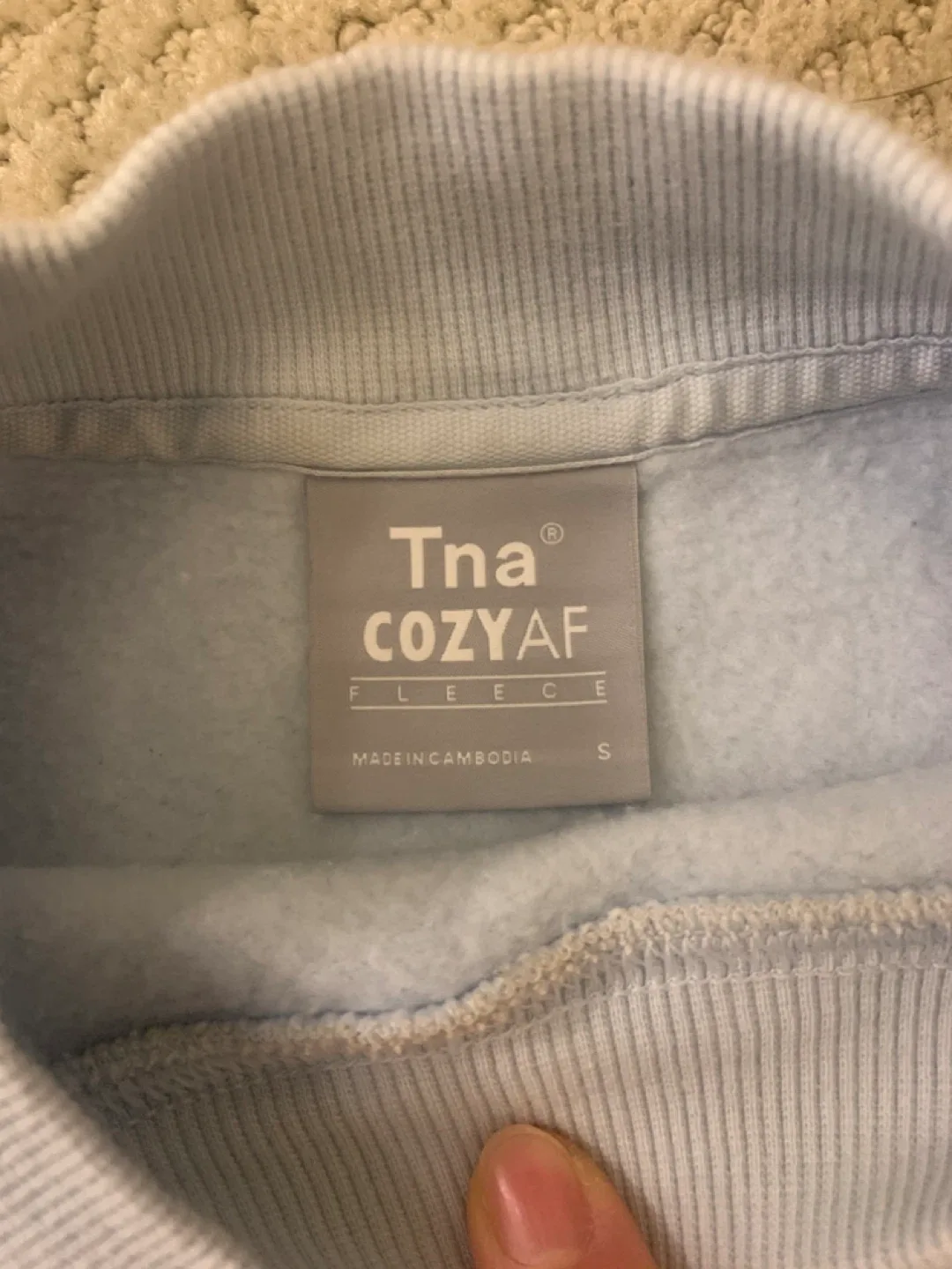 Tna Cozy AF Fleece Sweatshirt - Size Small image indicator(2)