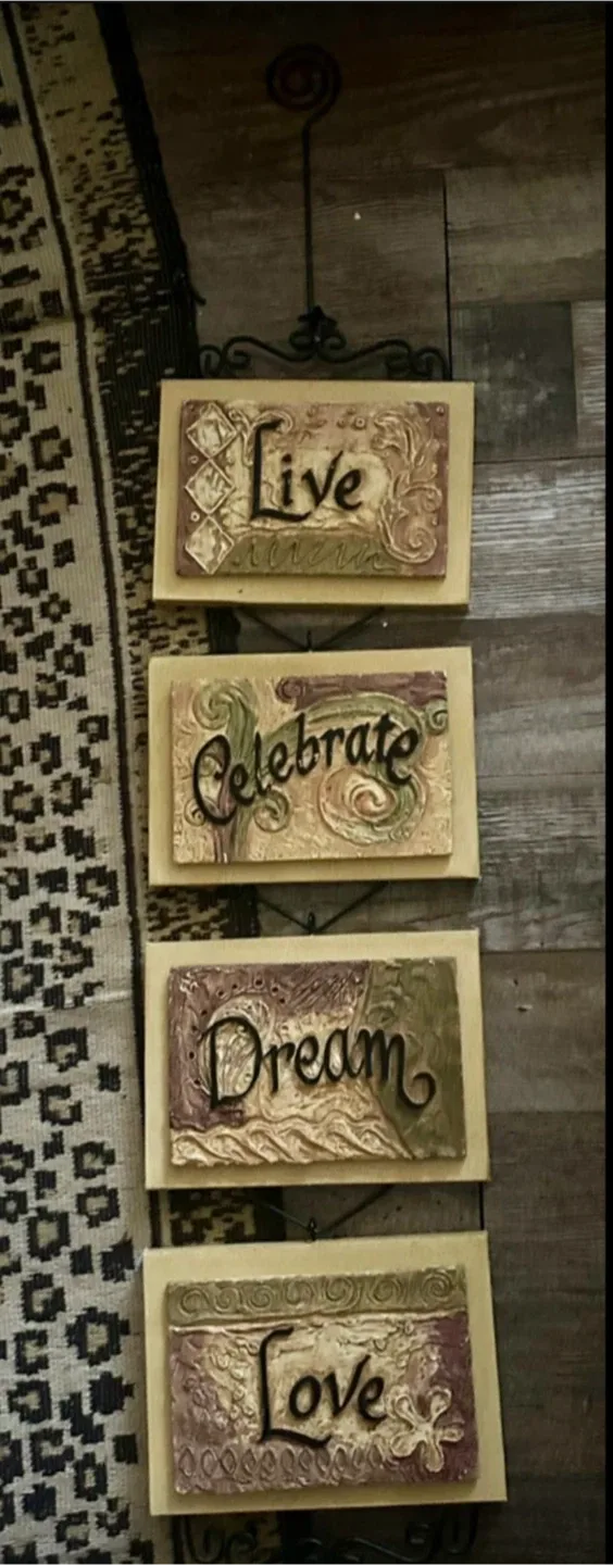 Live, Celebrate, Dream, Love Wall Decor