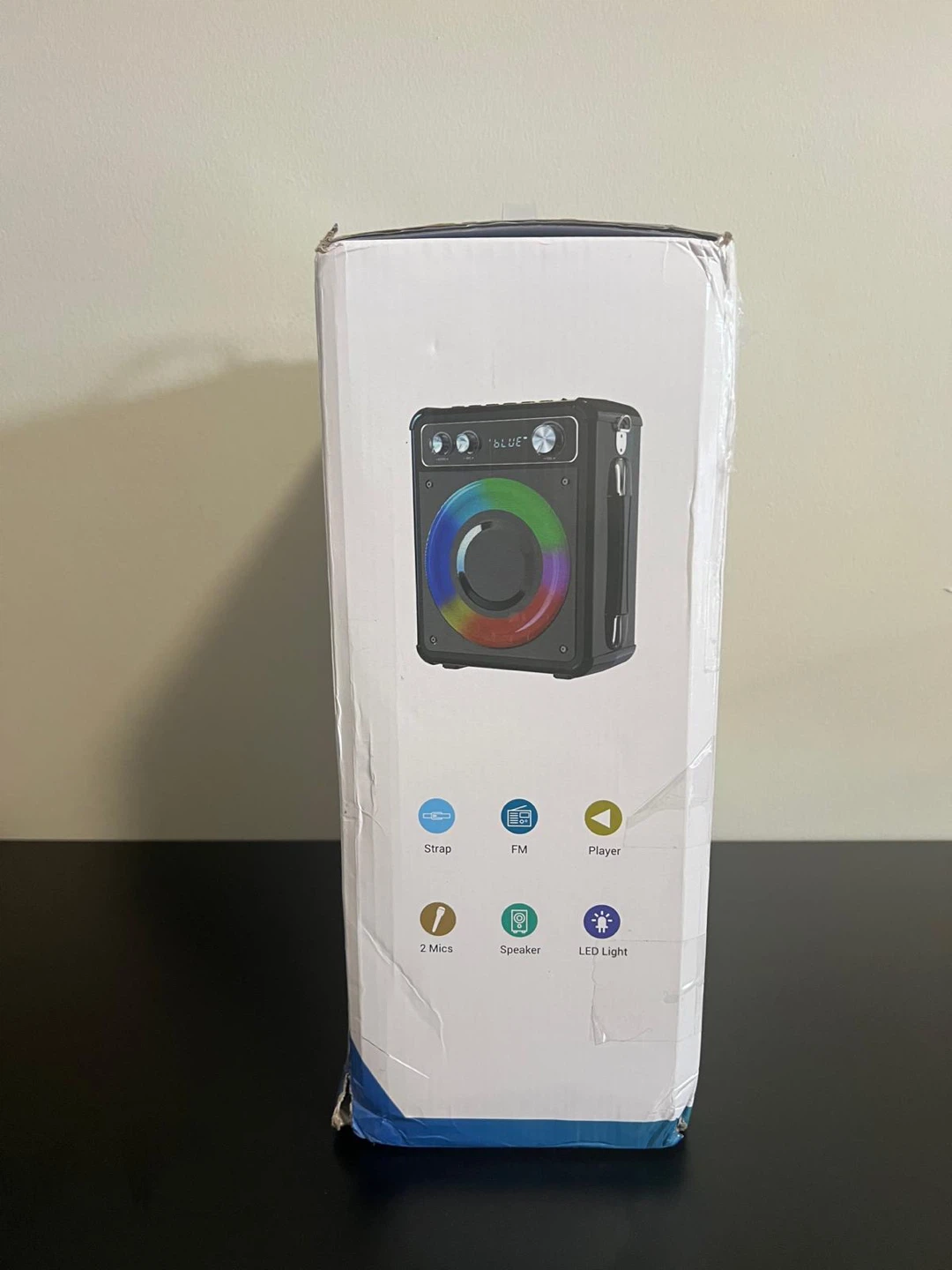 Portable Karaoke Machine with 2 Mics, Model T-03 - photo 3