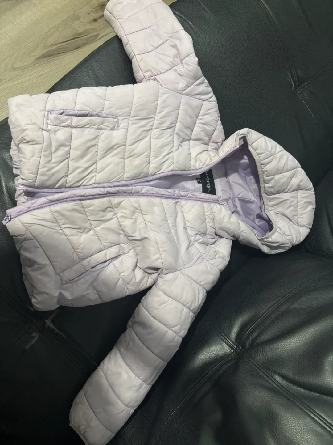 George Puffer Jacket - Lilac