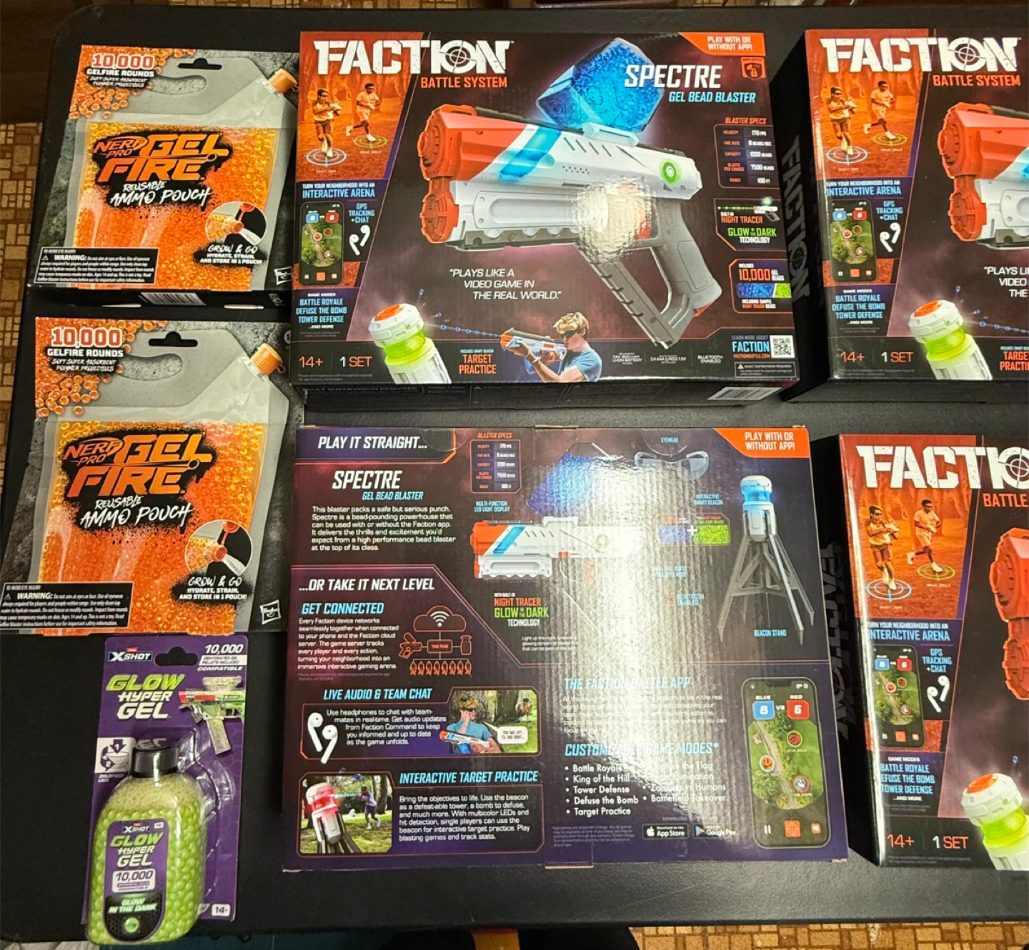 Faction Battle System Gel Bead Blaster 6 Blaster Sealed - photo 2