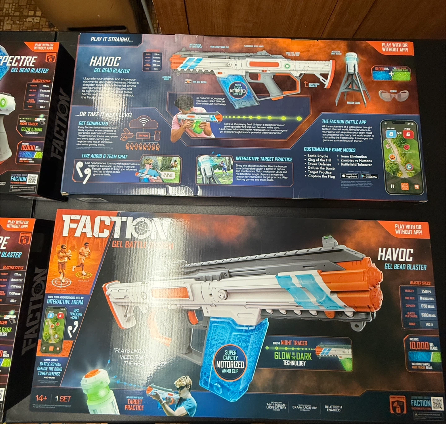 Faction Battle System Gel Bead Blaster 6 Blaster Sealed - photo 4