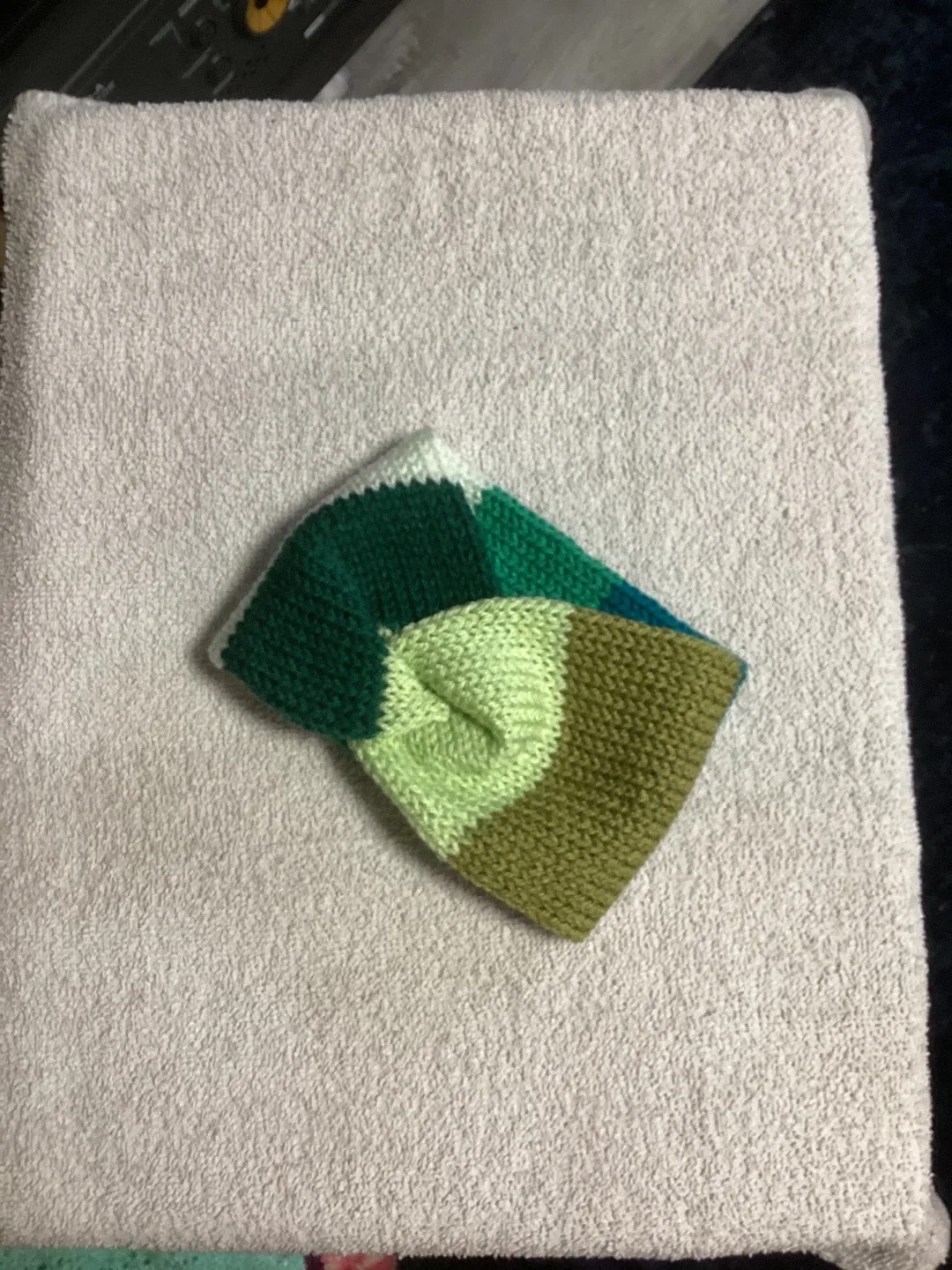 Handmade Knitted Scarf and Headband Set image indicator(2)