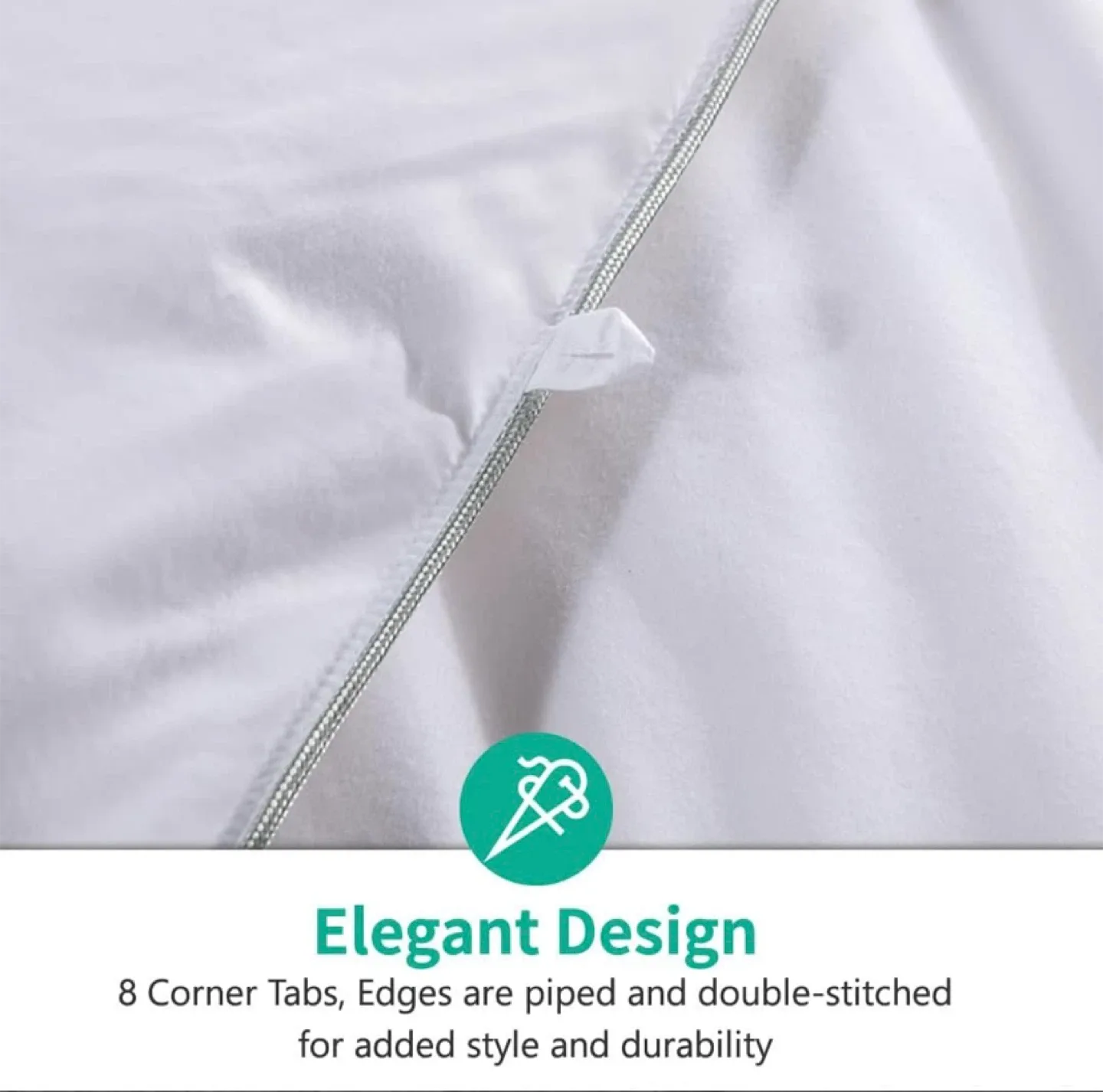 New APSMILE Luxury All Season Down Feather Duvet Comforter Queen image indicator(3)