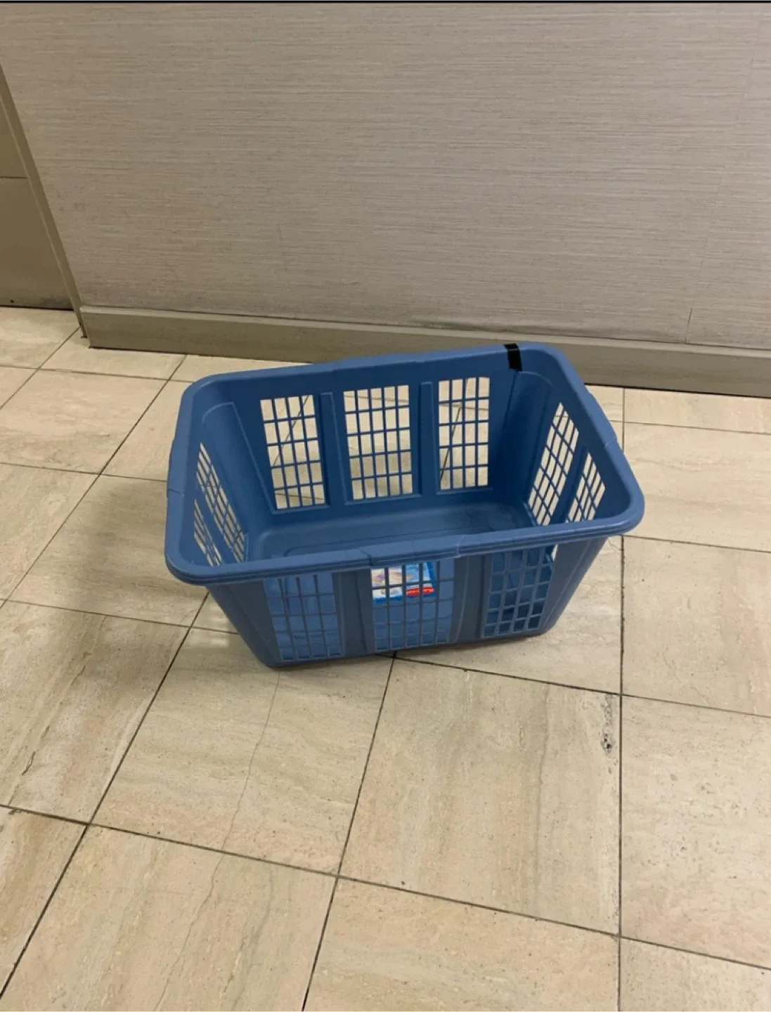 Blue Laundry Basket