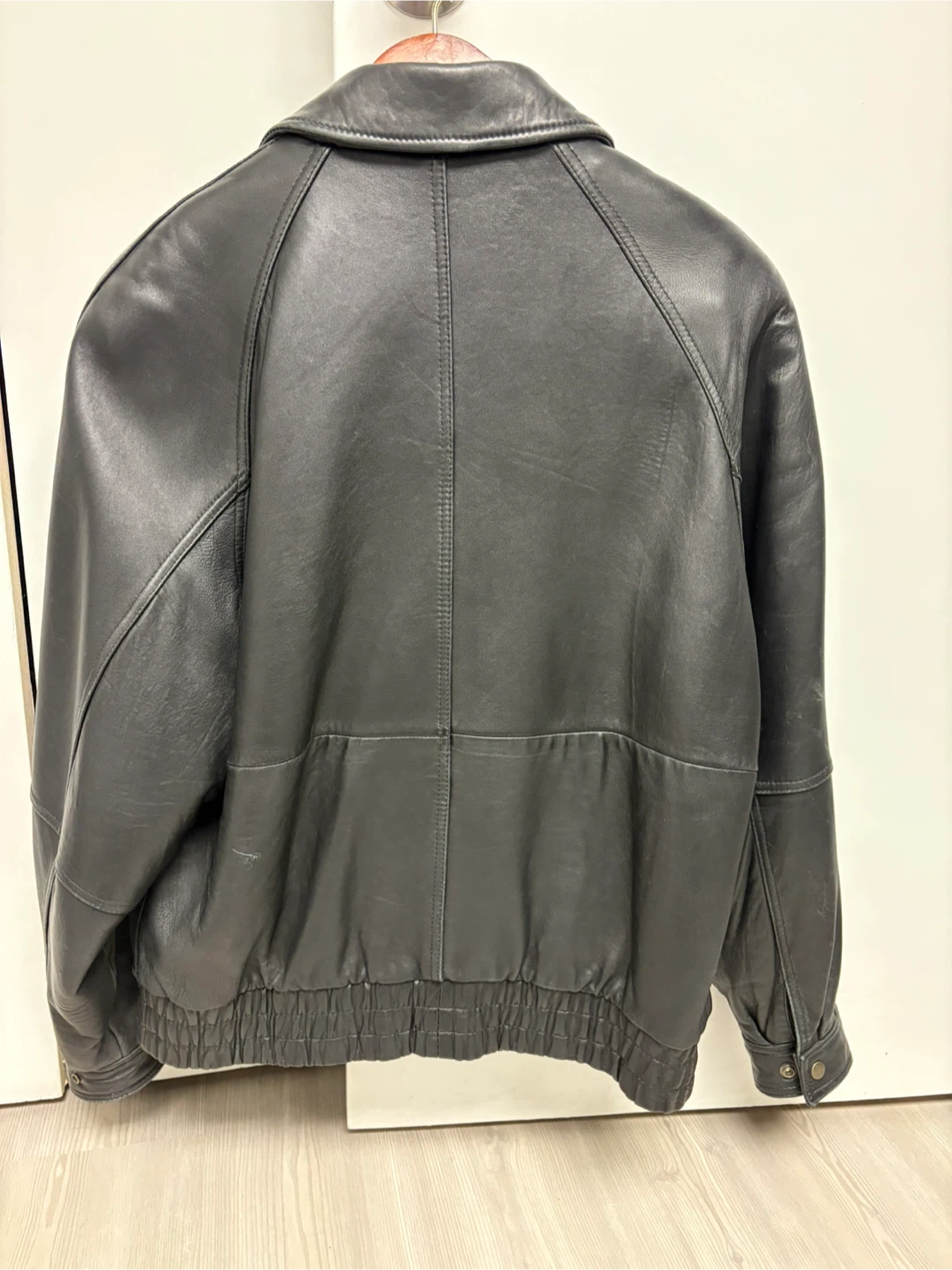 Tannery West Black Leather Jacket - Size M - photo 3