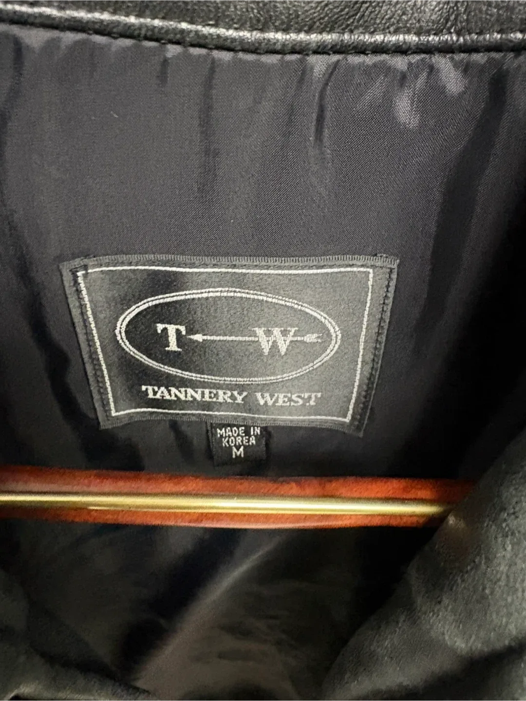 Tannery West Black Leather Jacket - Size M image indicator(2)