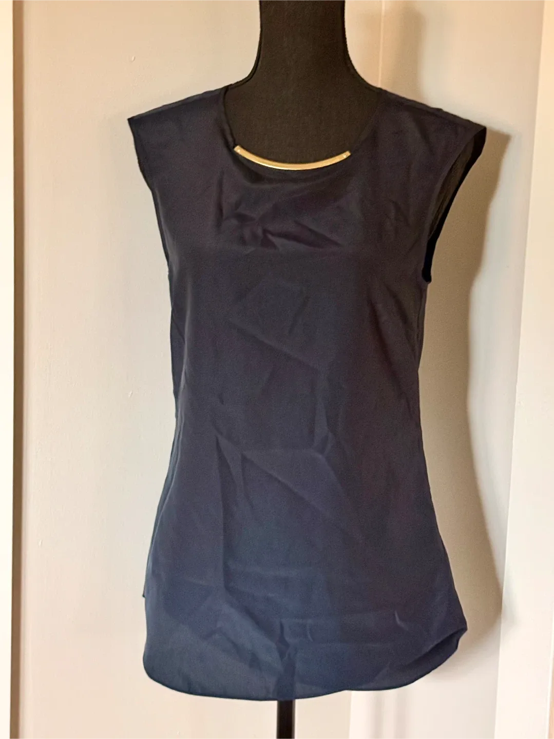 Michael Kors Navy Blue Blouse