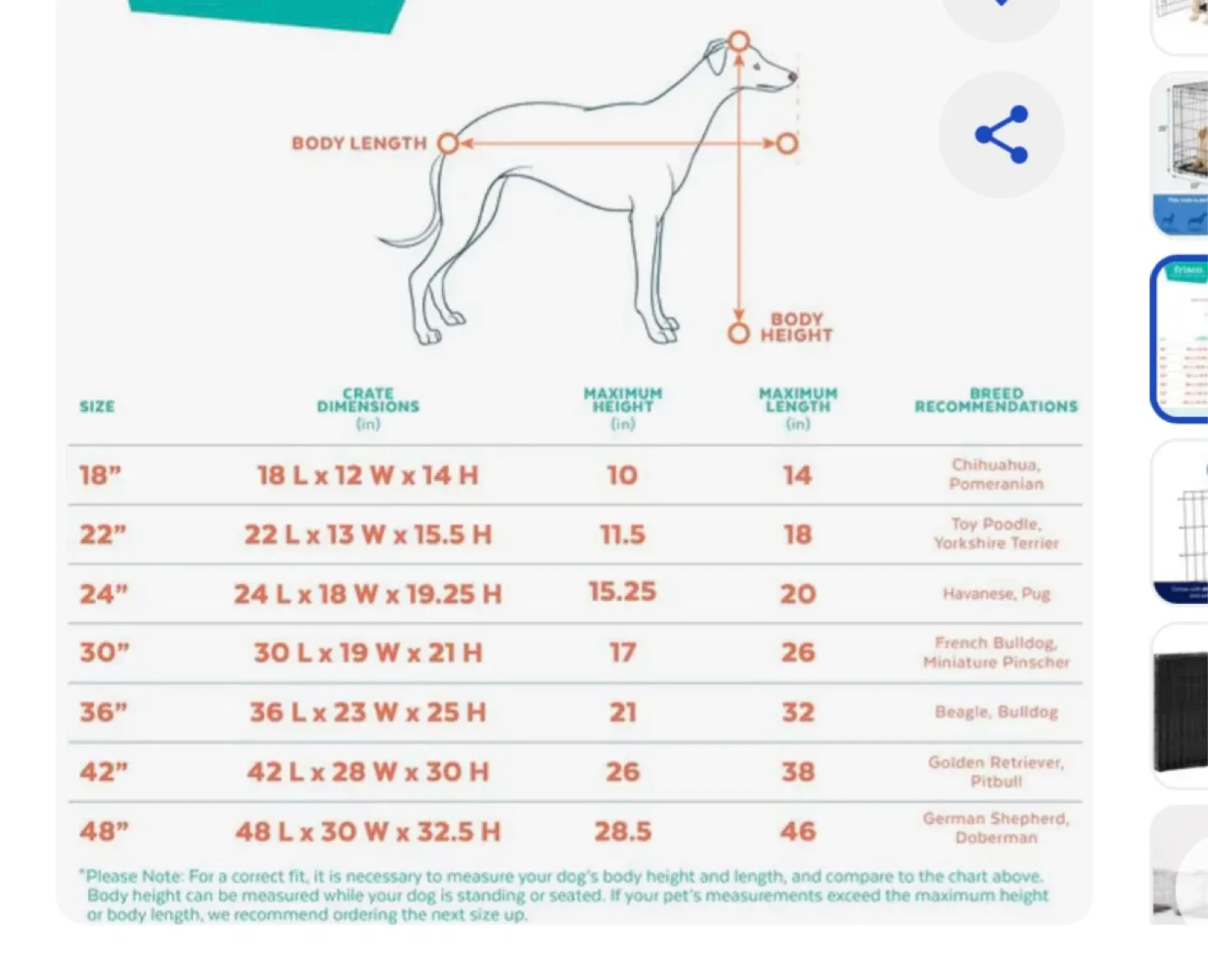 New in box 36" Dog Crate - Perfect for Medium/Large Breeds image indicator(2)