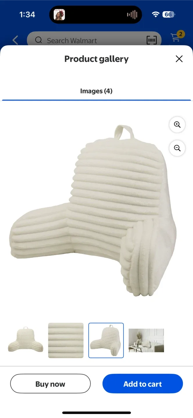 Cupcakes and Cashmere Bedrest Pillow - large image indicator(4)