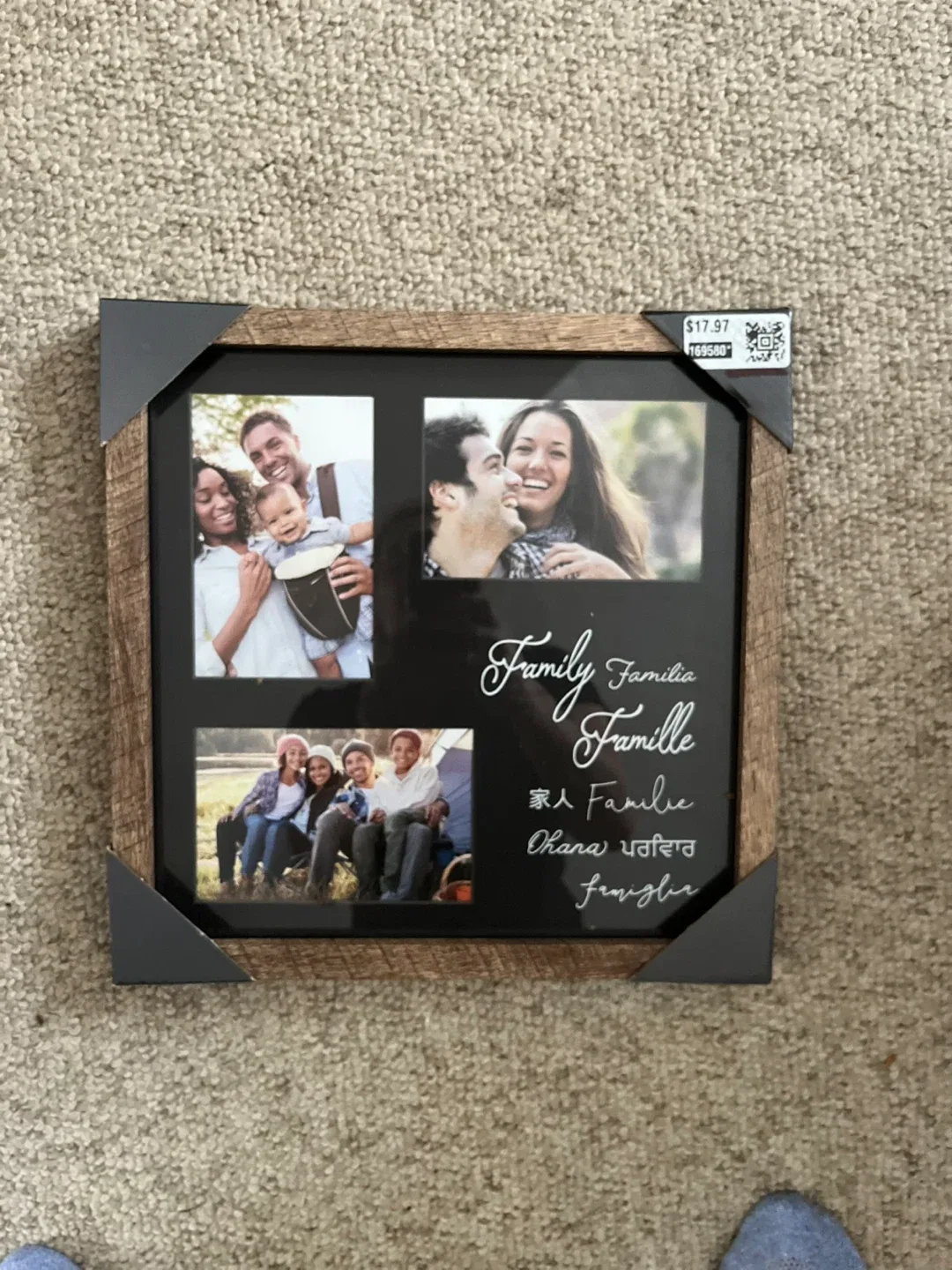 New giftable 12” Family Multi-Photo Frame
