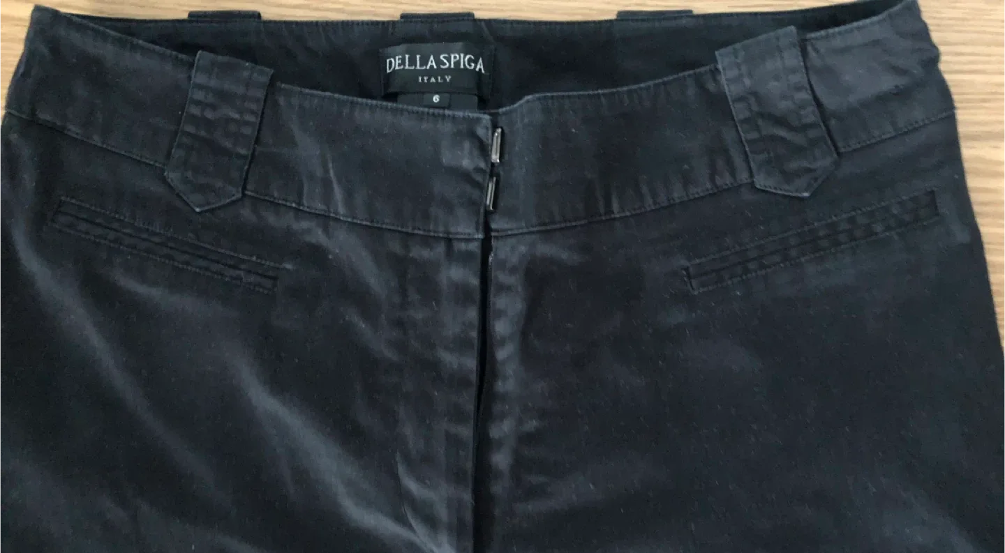 Women’s Della Spiga Black Pants Size 6