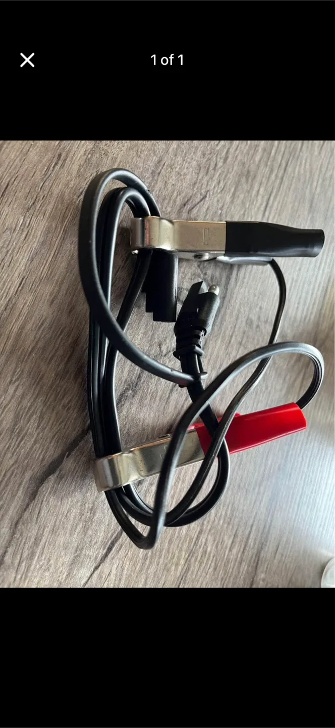 Battery Charger cable with Clamps