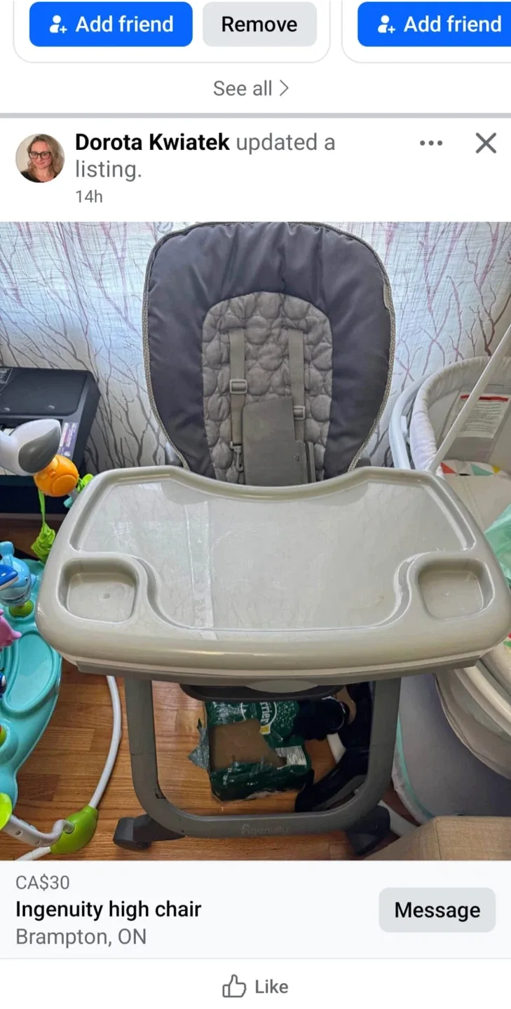 Ingenuity High Chair