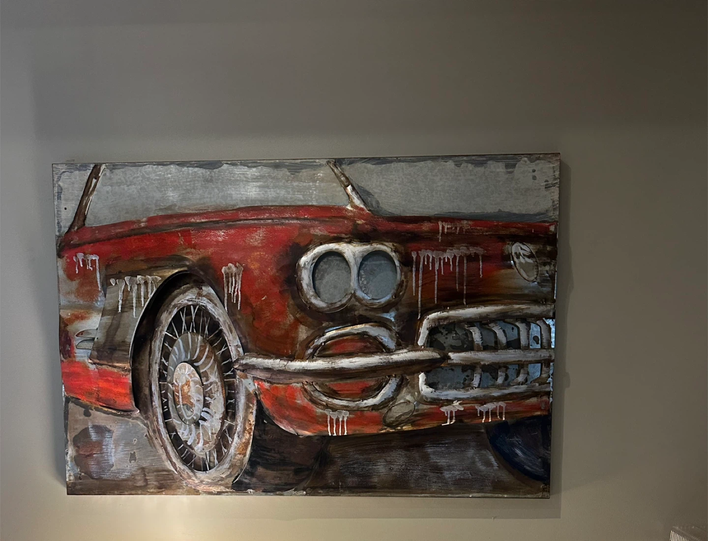 3D Vintage Car Wall Art - photo 2