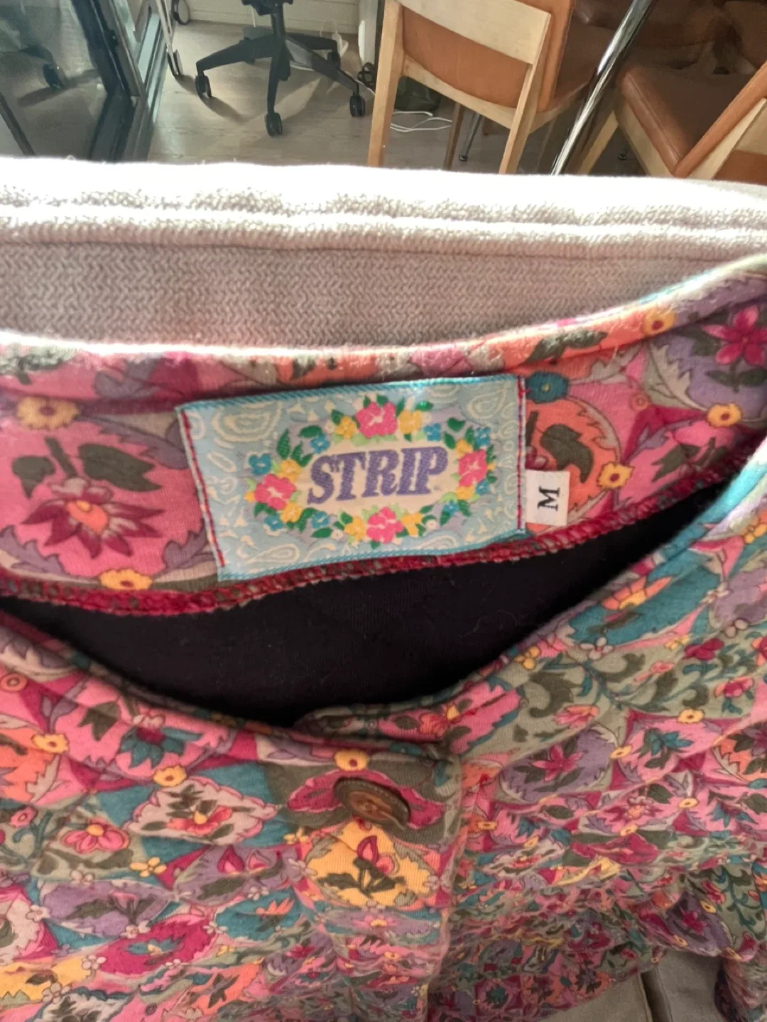 Strip Quilted Jacket and Skirt Set - Size M image indicator(4)