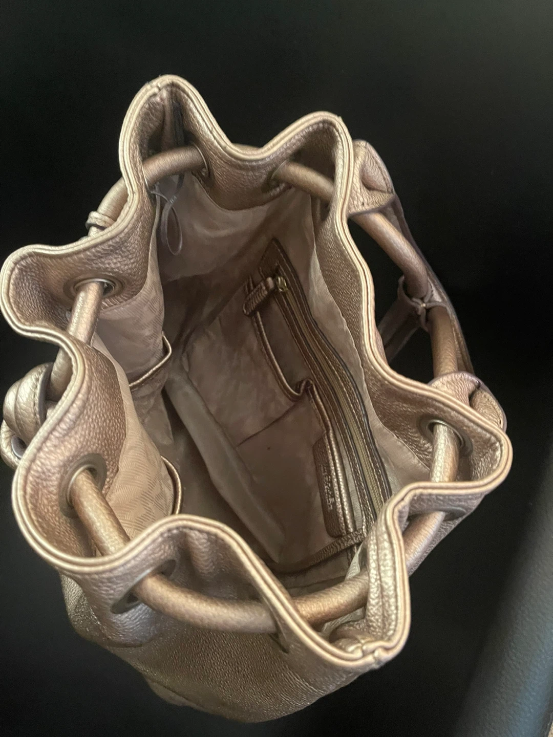 Michael Kors Bucket Backpack - Metallic - photo 3