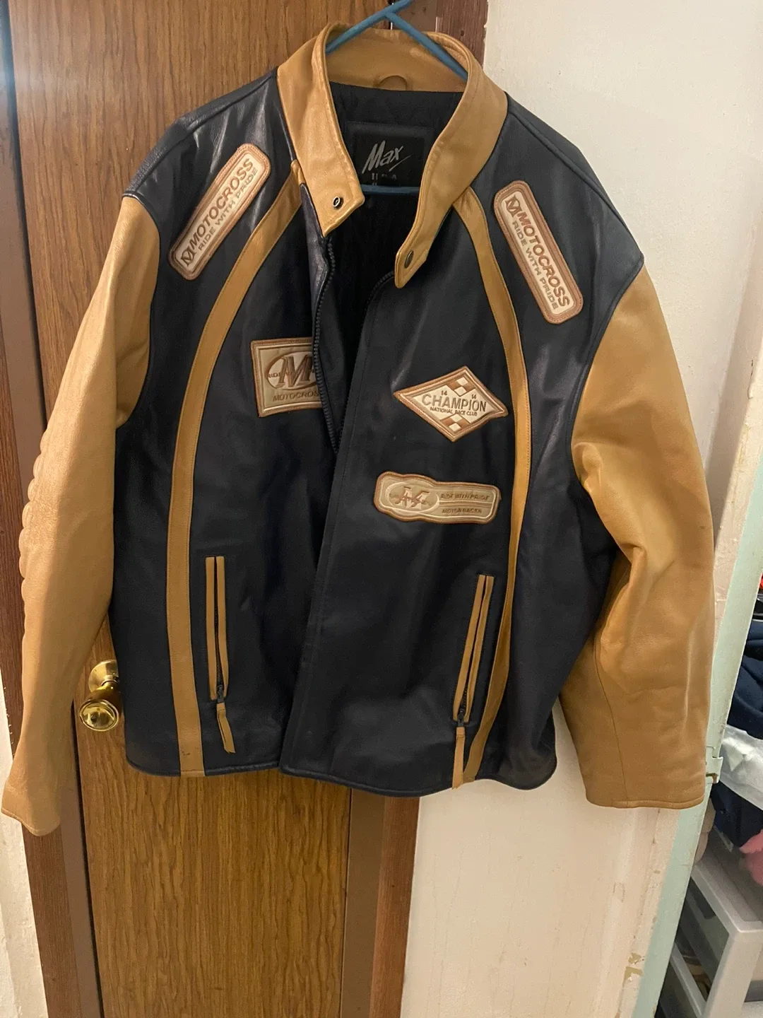 Max U.S.A. Motocross Leather Jacket