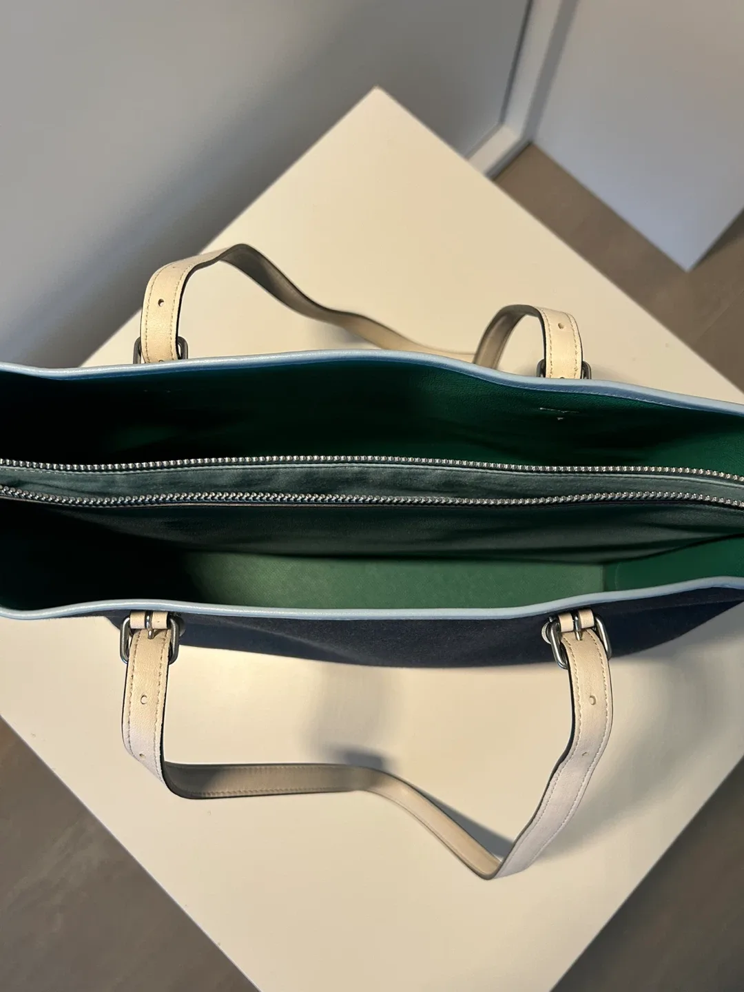 Coach Tote Bag - Navy and Yellow image indicator(3)