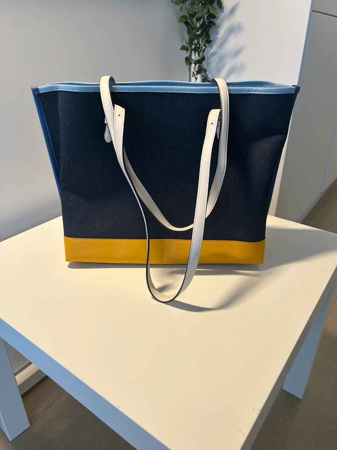 Coach Tote Bag - Navy and Yellow image indicator(2)