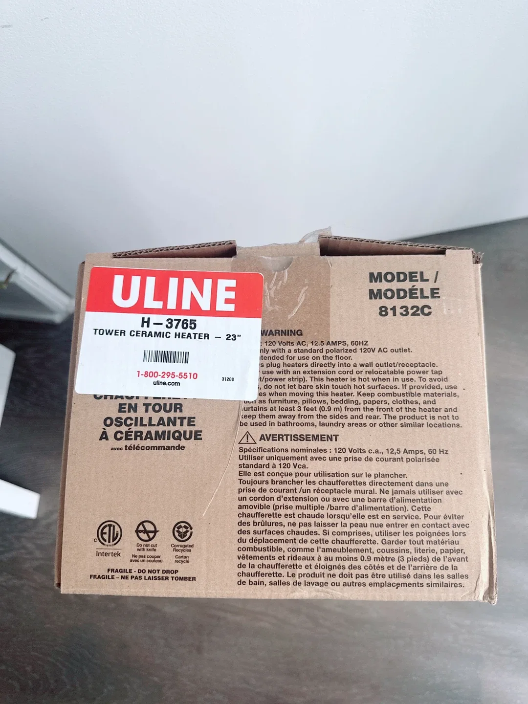 Air King Oscillating Ceramic Tower Heater - Like New! image indicator(10)