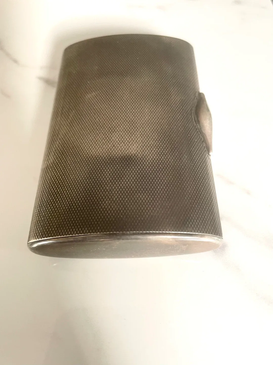 Sterling Silver Cigarette or Business Card Case -Vintage image indicator(3)