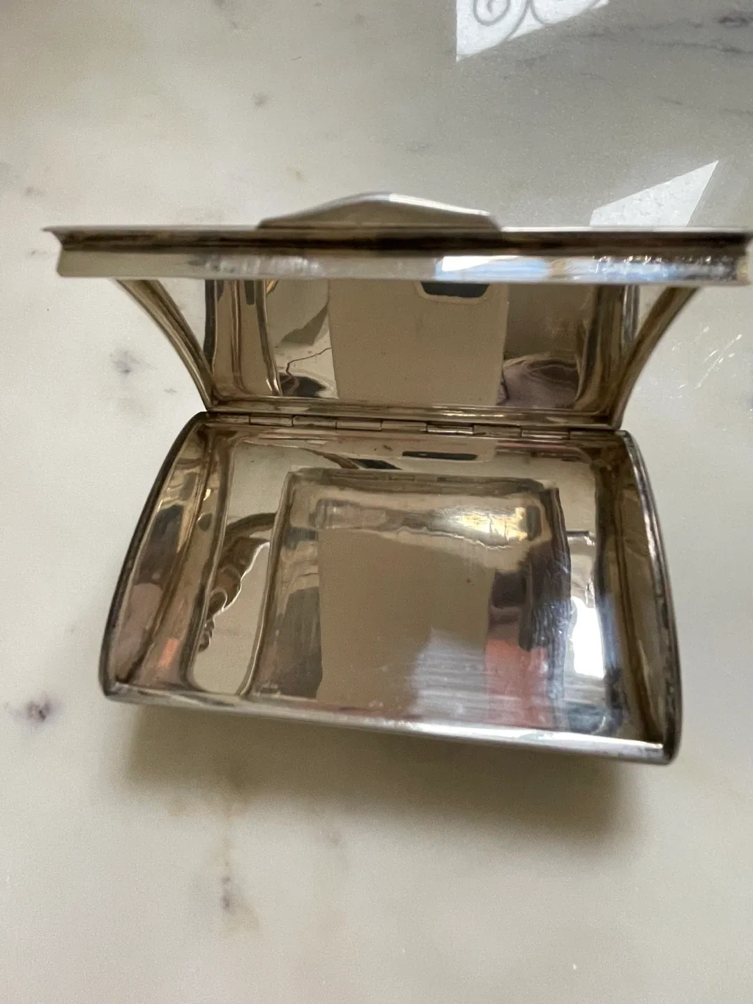 Sterling Silver Cigarette or Business Card Case -Vintage image indicator(6)