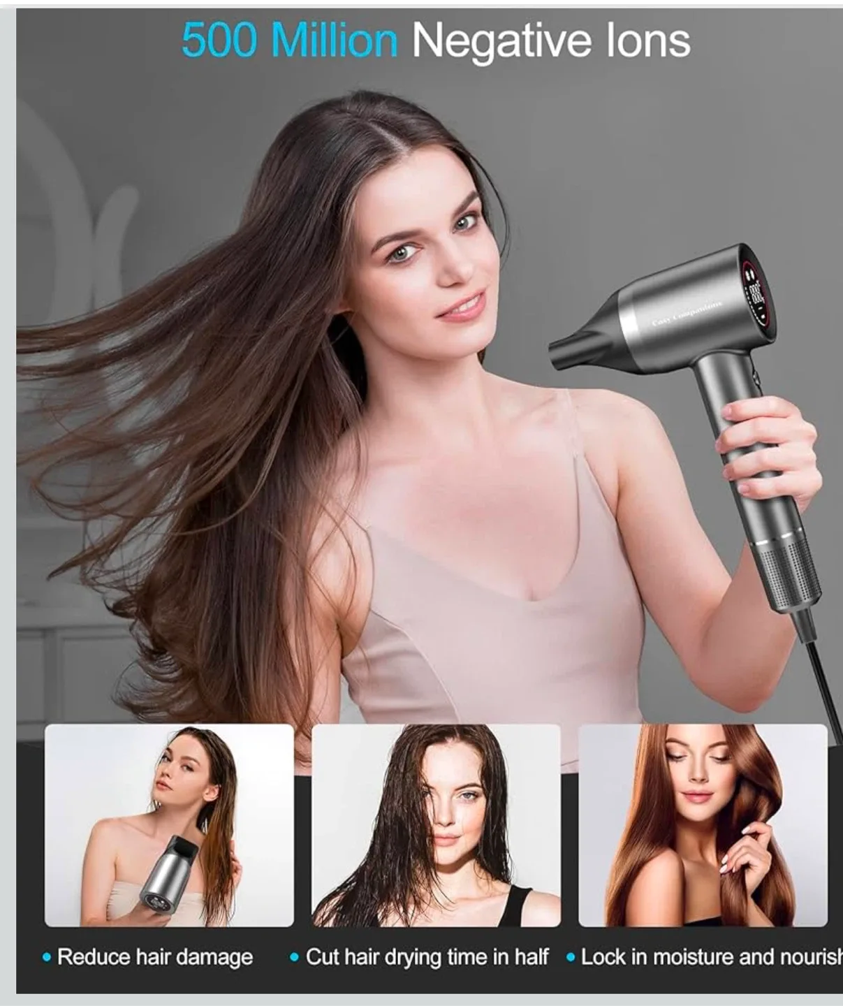 Hair Dryer with Magnetic Nozzles image indicator(5)