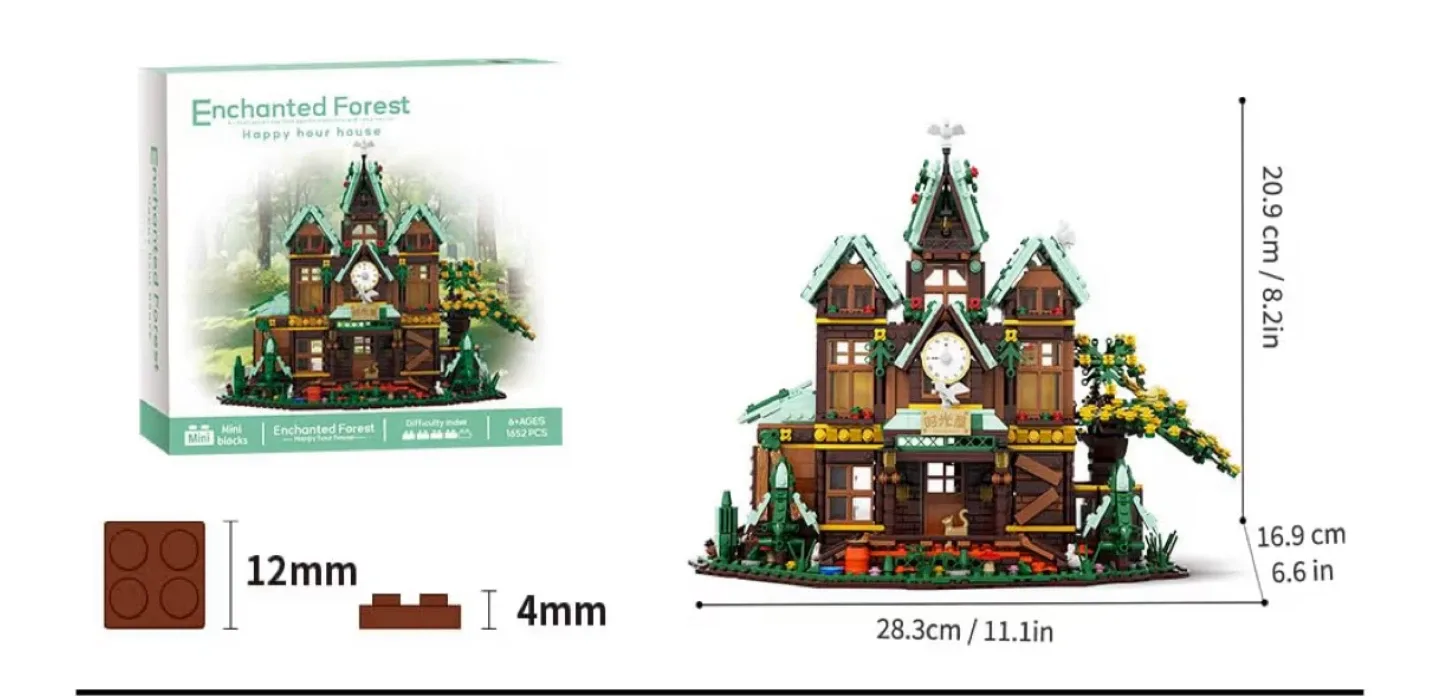 Enchanted Forest Happy Hour House Mini Blocks