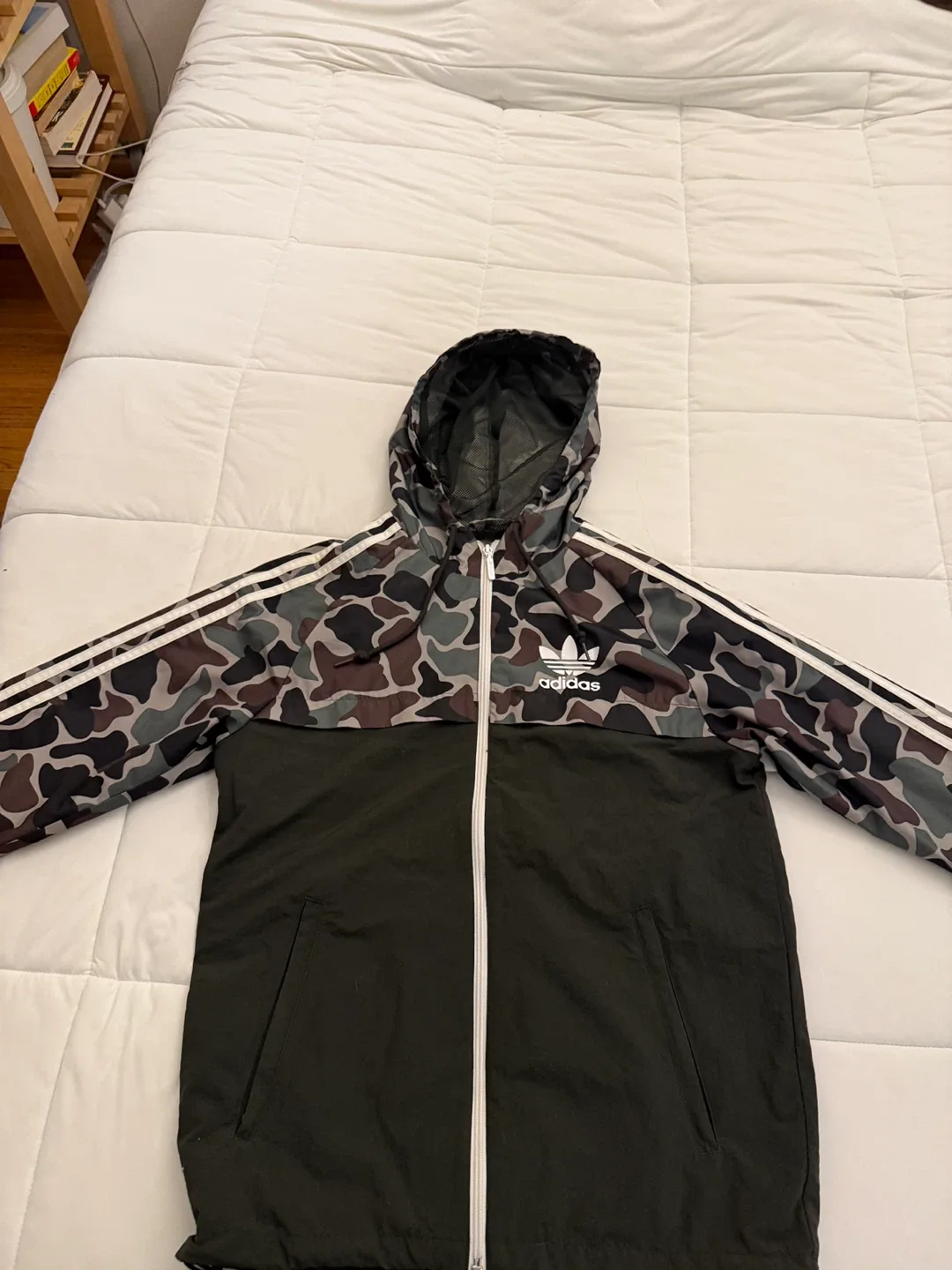 Adidas Camo Windbreaker Jacket