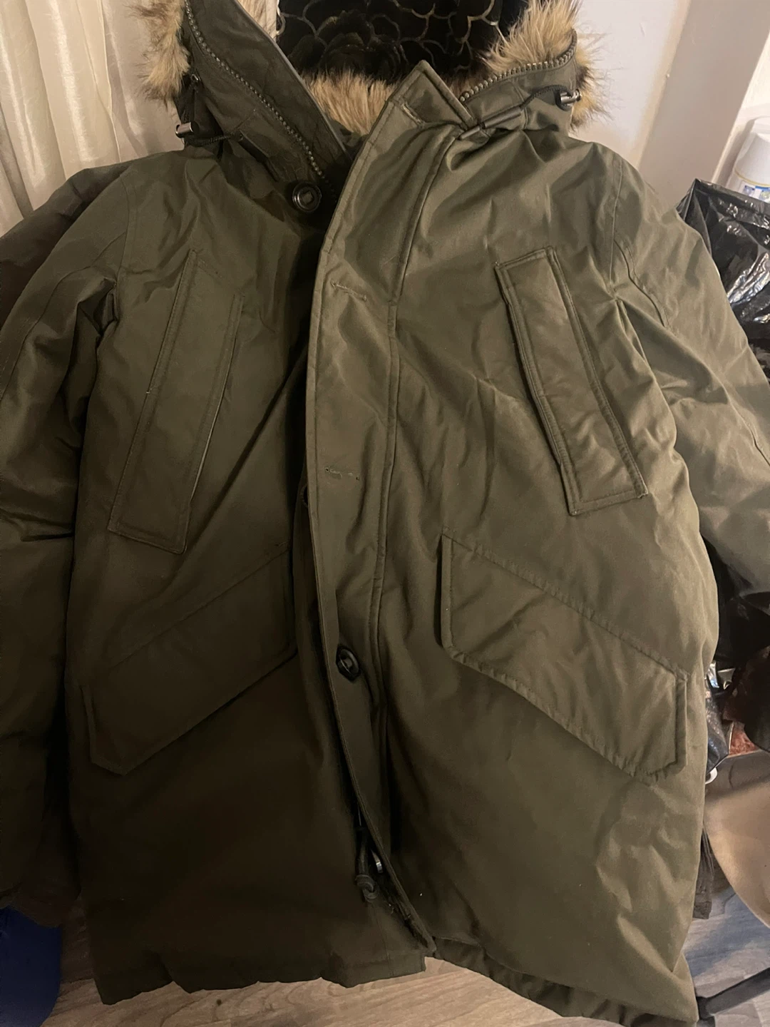 Pajar Down Parka Olive Green - photo 2