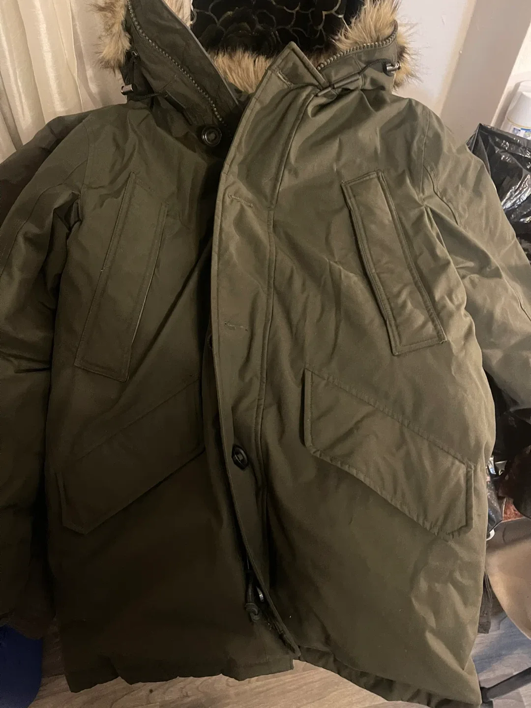 Pajar Down Parka Olive Green image indicator(2)