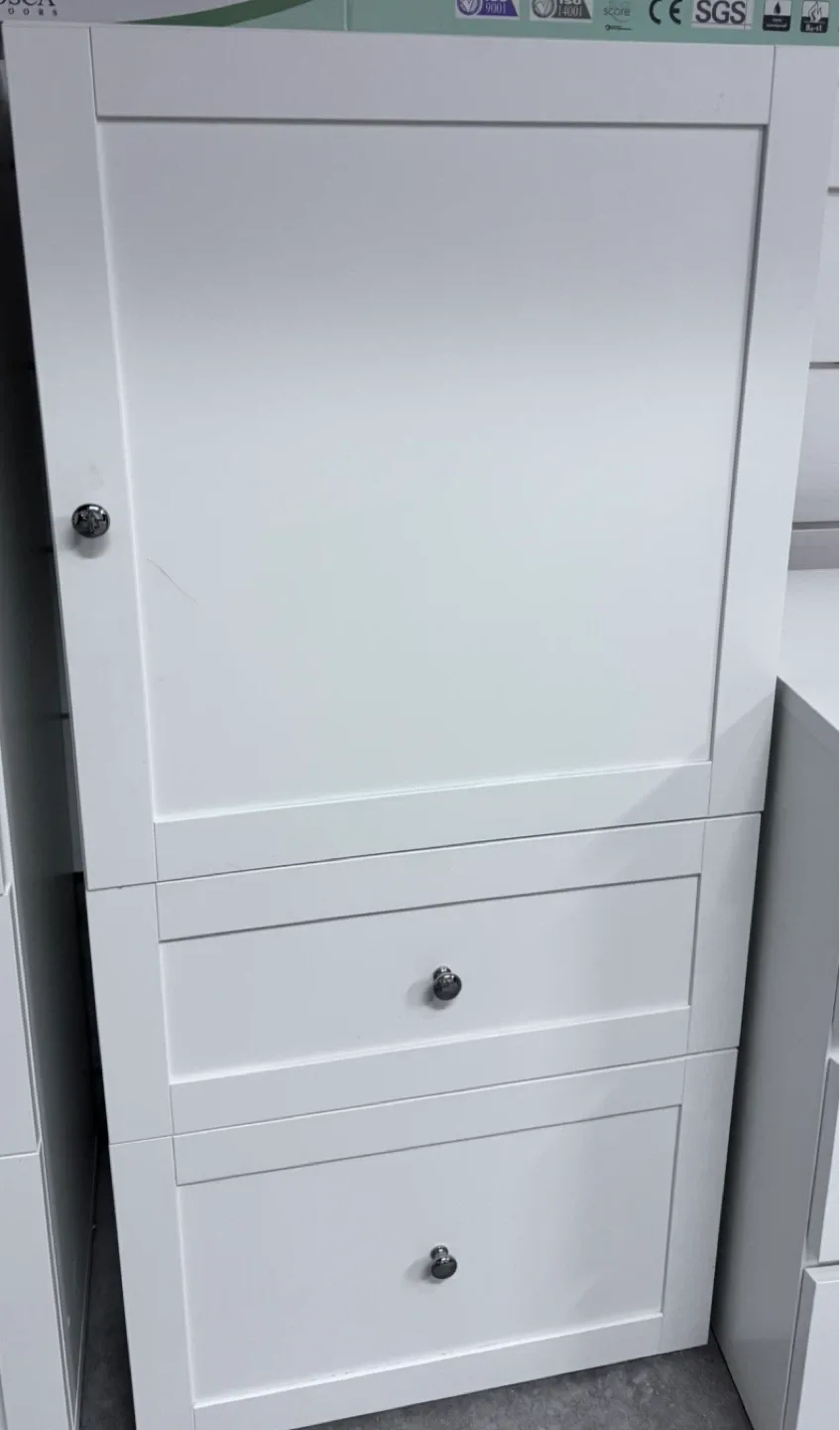 White Wardrobe with Drawers